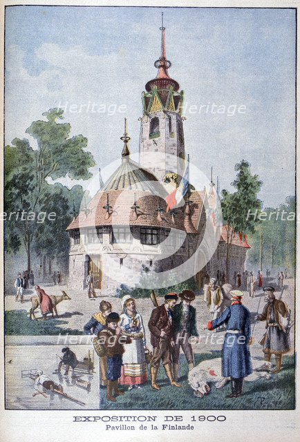 The Finish pavilion at the Universal Exhibition of 1900, Paris, 1900. Artist: Unknown
