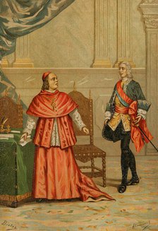 Fired of Cardinal Alberoni, 1719, (1891).  Creator: Unknown.