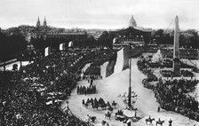 The great victory parade, Paris, France, 14 July 1919. Artist: Unknown