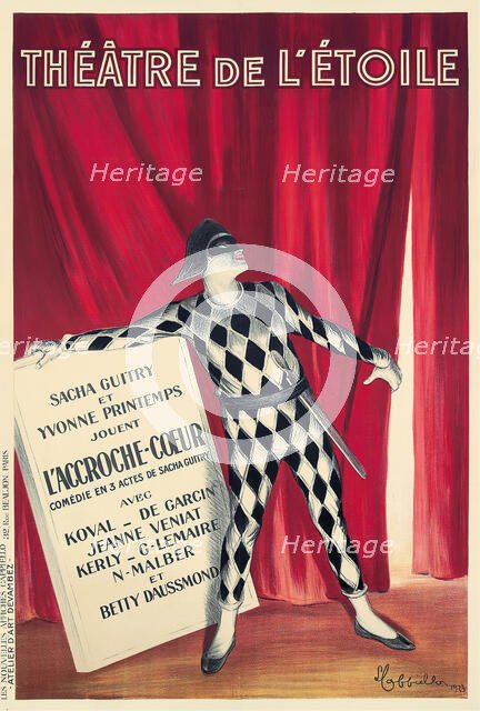 Théâtre de l'Étoile, 1923. Creator: Cappiello, Leonetto (1875-1942).