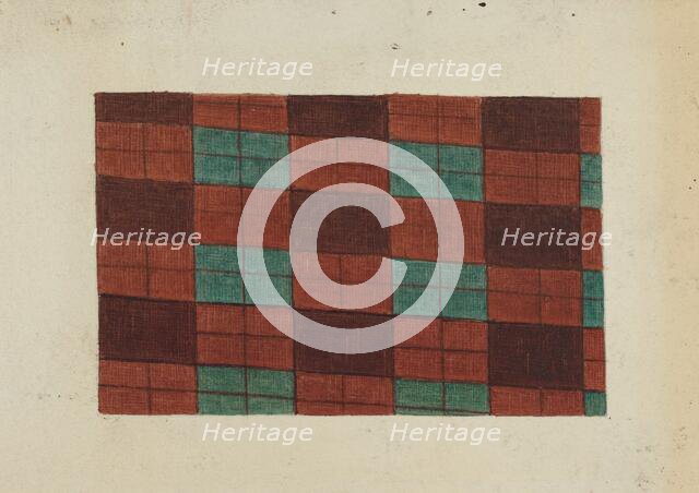 Printed Textile, c. 1938. Creator: Ralph M. Lewis.