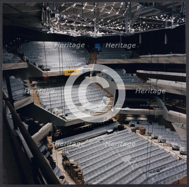 The Bridgewater Hall, Barbirolli Square, Manchester, January-September 1996. Creator: John Laing plc.