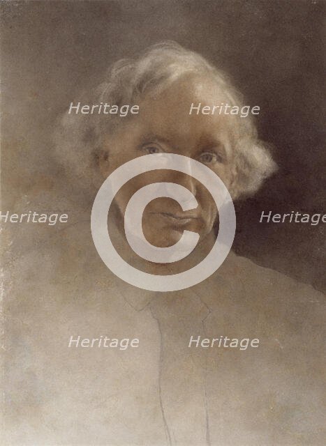 Portrait of the poet Vyacheslav Ivanov (1866-1949). Artist: Vysheslavtsev, Nikolai Nikolayevich (1890-1952)