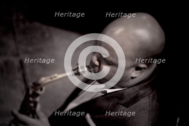 Billy Hart, 2015. Artist: Alan John Ainsworth.