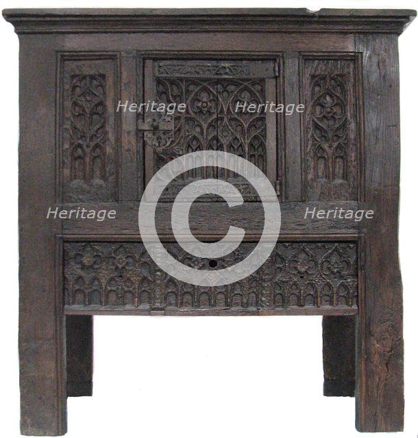 Cupboard, French, ca. 1460. Creator: Unknown.