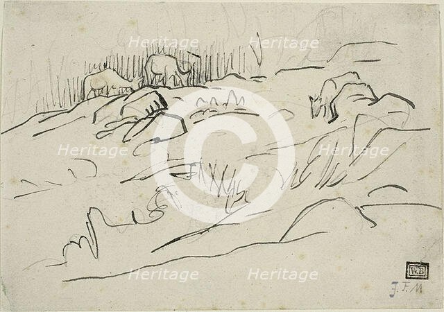Landscape with Cattle, 1866/1867.