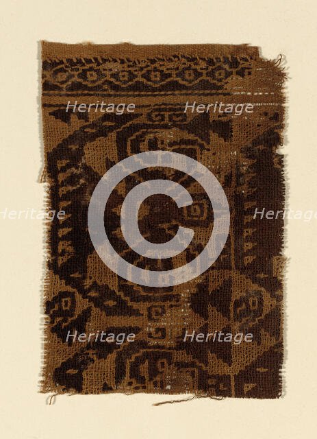 Fragment, Peru, 500 CE-800 CE. Creator: Unknown.