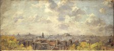 Panoramic view of Paris, taken from rue Victor-Masse, 04–1886. Creator: Maurice Dainville.