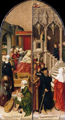 The Schussenried Altar Wings, 16th century. Artist: Strigel, Bernhard (ca 1460-1528)