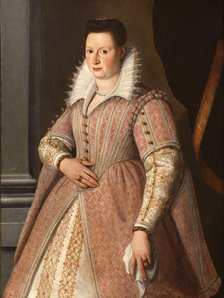 Portrait of Bianca Cappello (1548-1587), 16th century. Creator: Santi di Tito (1536-1603).