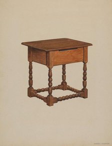 Tavern Table, 1936. Creator: Harry Eisman.