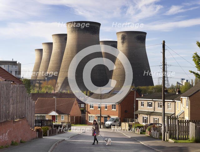 Ferrybridge C Power Station, West Yorkshire, 2018. Creator: James O Davies.