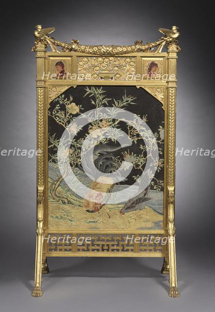 Fire Screen, c. 1878-80. Creator: Herter Brothers (American), firm of.