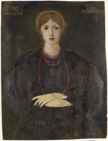 Portrait of Georgiana Burne-Jones (1840-1920), 1863. Creator: Sir Edward Coley Burne-Jones.