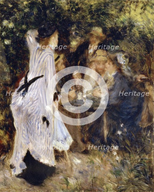 'In the Garden (Au Jardin du Moulin de la Galette)', 1876.  Artist: Pierre-Auguste Renoir