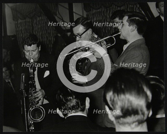 The Tubby Hayes Sextet playing at the Co-op Civic Centre, Bristol, 1950s. Pictured are Tubby Hayes ( Artist: Denis Williams
