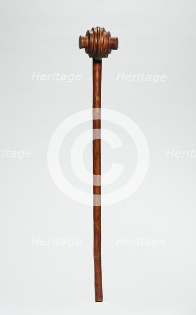 Club ("Knobkerrie"), 1800s-1900s. Creator: Unknown.