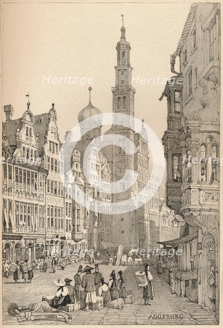 'Augsburg', c1820 (1915). Artist: Samuel Prout.