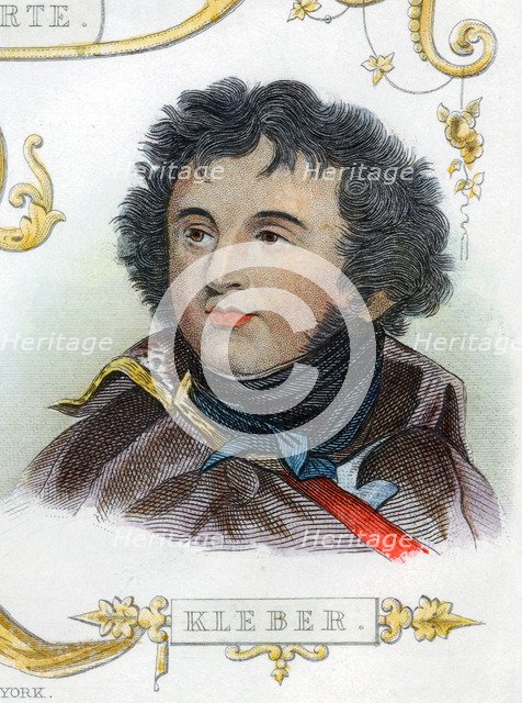 Jean Baptiste Kleber, French soldier, c1830. Artist: Unknown