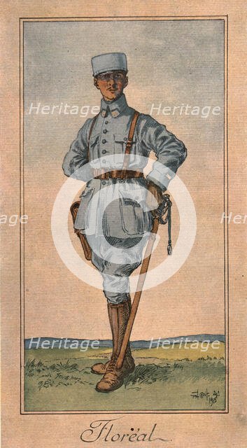 'L'Officier du second ete (juin 1915)', 1915. Creator: Jean Droit.