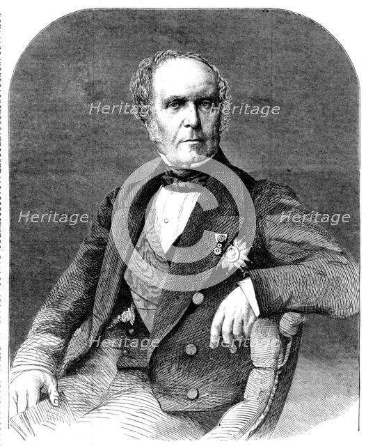 Baron Gros, the newly-appointed French Ambassador at the Court of St. James's, 1862. Creator: Unknown.