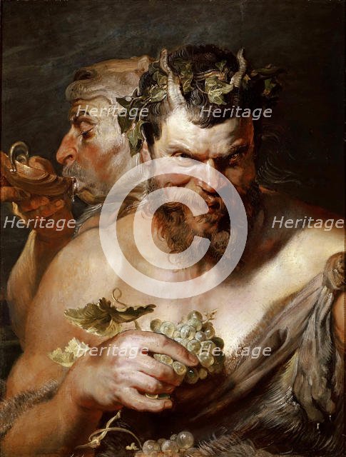 Two Satyrs , c. 1617-1618. Creator: Rubens, Pieter Paul (1577-1640).