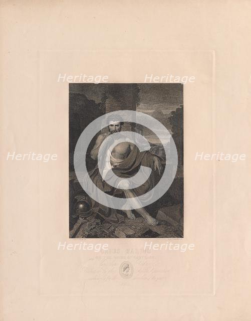 Caius Marius on the Ruins of Carthage. Creator: Stephen Alonso Schoff (American, 1818-1905).