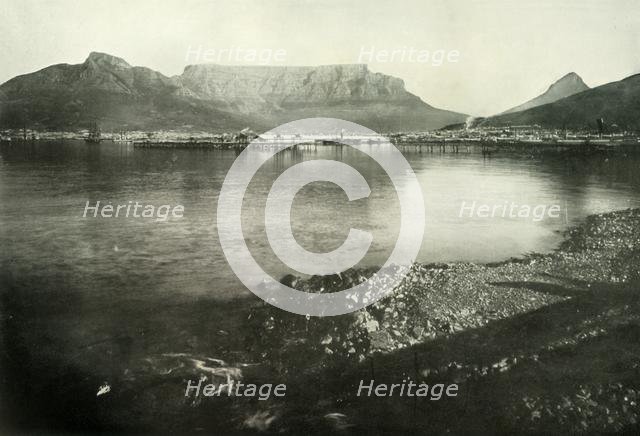 'Cape Town, Devil's Peak, Table Mountain, and Lion's Head from Table Bay', 1900. Creator: George Washington Wilson.