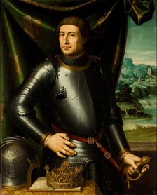 Portrait of Alfonso V (1396-1458), King of Aragon, 1557. Creator: Juanes, Juan de (c. 1507-1579).