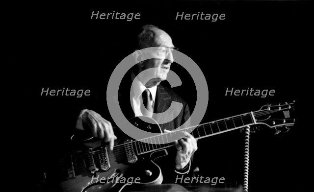 George Van Eps, Bulls Head, Chislehurst, April, 1993.  Artist: Brian O'Connor.