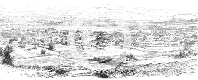 Sketches of the Insurrection in Servia; Paratchin and the Plain of Alexinatz, 1883. Creator: Unknown.