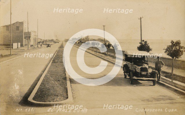 El Malecon, Cienfuegos, Cuba, c1910.