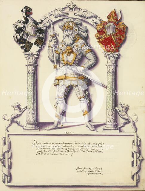 Fridle Hohenzollern; Chronicle of the Hohenzollern Family, about 1572. Creator: Jorg Ziegler.