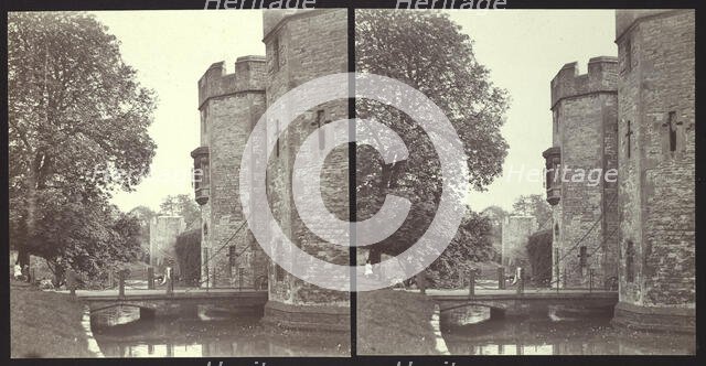 Bishop's Palace, Wells, Mendip, Somerset, 1913. Creator: Walter Edward Zehetmayr.