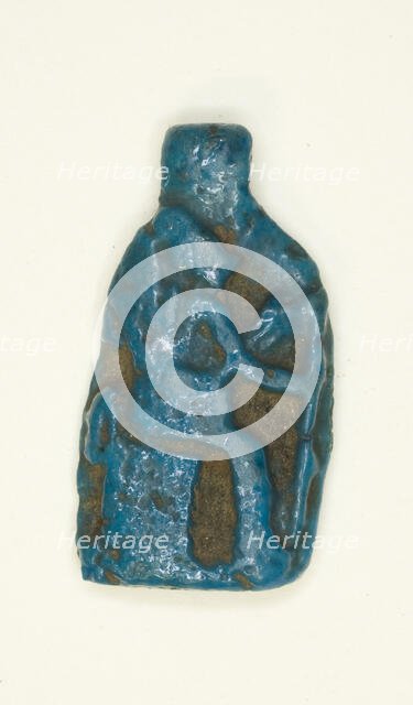 Amulet of the Goddess Bastet, Egypt, Third Intermediate Period, Dynasty 21-25 (1070-656 BCE). Creator: Unknown.