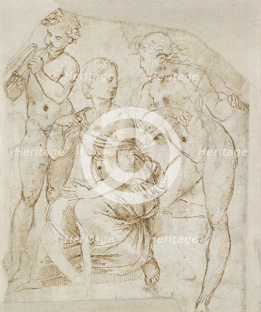 Group of Musicians, early 16th century. Artist: Raphael.