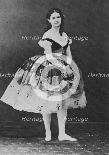 Maria Surovshchikova-Petipa, Russian ballet dancer, c1861. Artist: Nadar