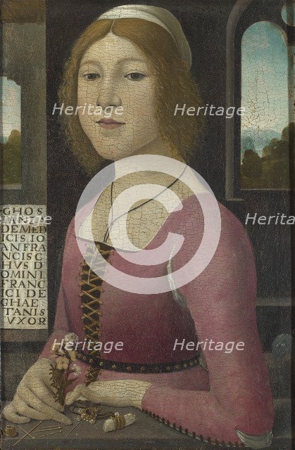 Costanza Caetani, ca 1485. Artist: Ghirlandaio, Domenico, (Circle)  