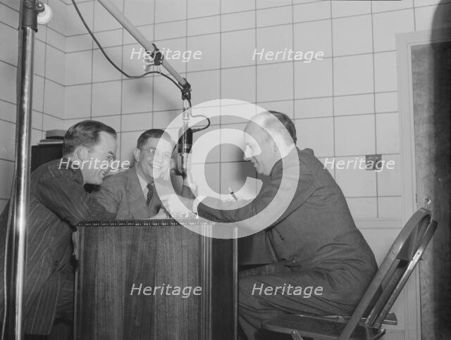 Portrait of Ted Weems, WINX, Washington, D.C., 1938. Creator: William Paul Gottlieb.