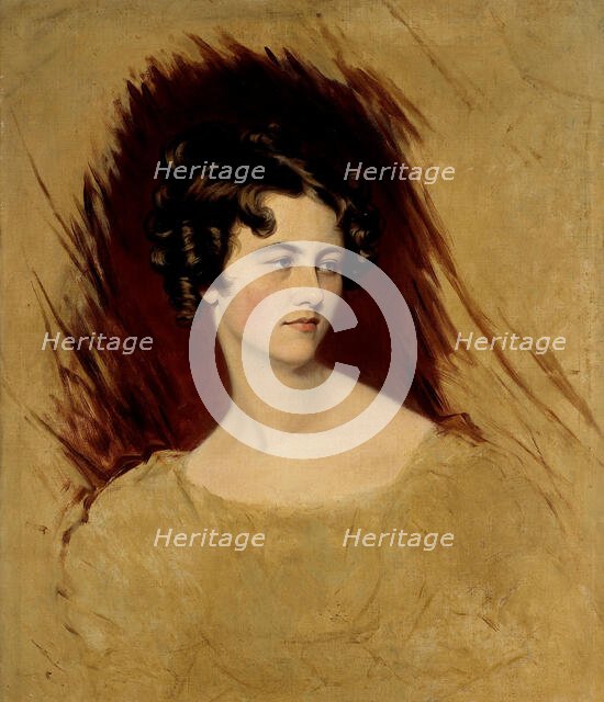 Portrait thought to be Princess Clémentine de Metternich, 18th century. Creator: Thomas Lawrence.