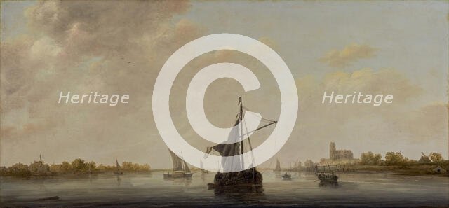 A View of the Maas at Dordrecht, about 1645-1646. Creator: Aelbert Cuyp.