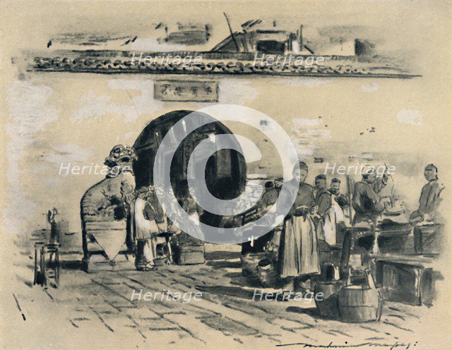 'In the City of Shanghai', 1903. Artist: Mortimer L Menpes.