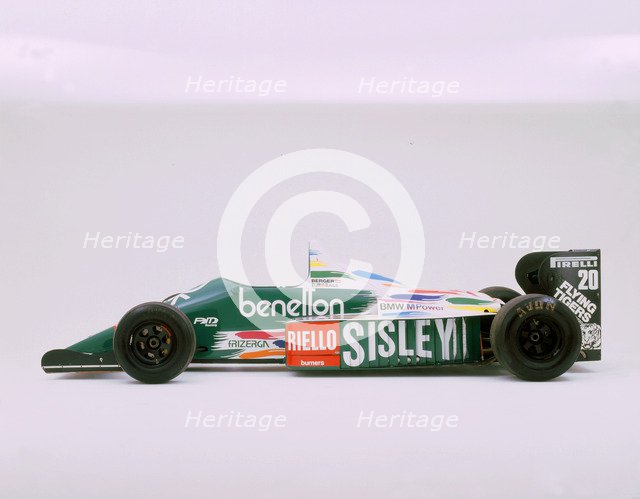 1986 Benetton BMW B186. Artist: Unknown.