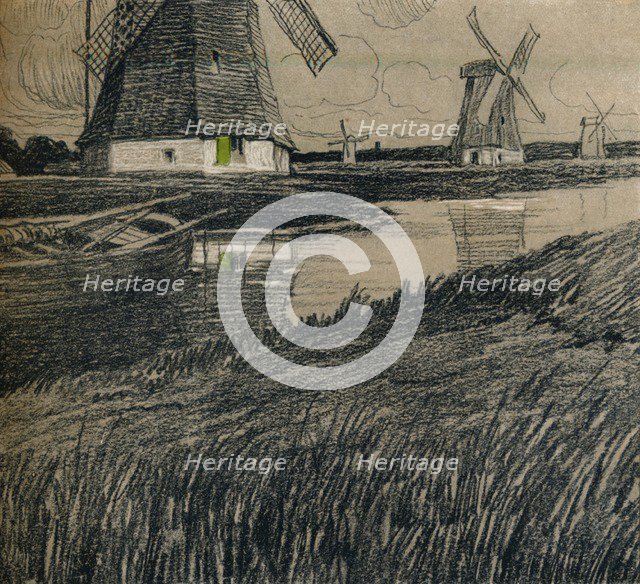 'Near Rotterdam', c1912. Artist: Ernest Bewlay.