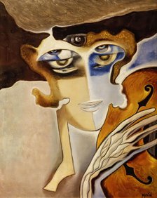 Marchesa Casati as Euterpe, 1931. Creator: Martini, Alberto (1876-1954).