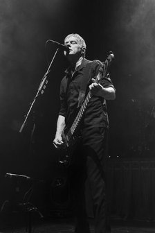 Jean-Jacques Burnel, The Stranglers live at the Royal Albert Hall, Mar 2024. Creator: Annapaola Marchesani.