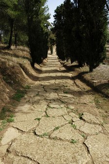 Roman road, Miróbriga, Alentejo region, Portugal, 1st-4th centuries (2008).  Creator: Unknown.