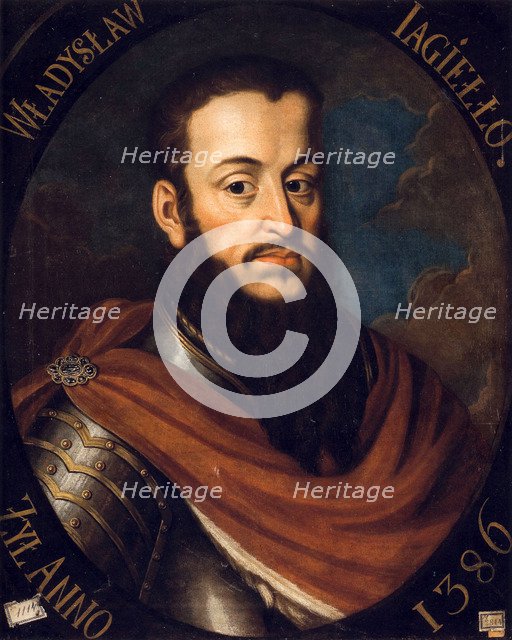 Portrait of King Wladyslaw II. Jagiello, 1790. Artist: Bacciarelli, Marcello (1731-1818)