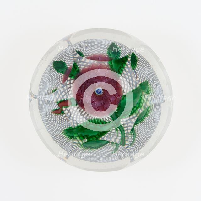 Paperweight, Saint-Louis, c. 1848-55. Creator: Saint-Louis Glassworks.