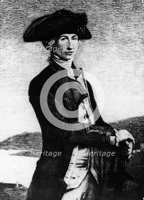Captain Horatio Nelson, 1777-1781, (19th century). Artist: Unknown